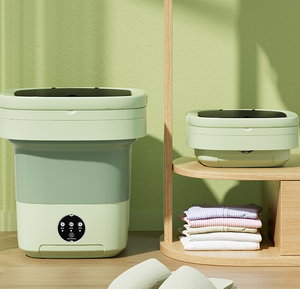 เครื่องซักผ้าขนาดเล็กพกพา 6 ลิตร สำหรับซักชุดชั้นใน แบบพับได้ ขายส่ง - Product Image 4