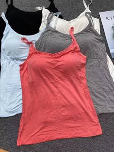 Femmes <span class=keywords><strong>sans</strong></span> manches été haut court <span class=keywords><strong>sans</strong></span> couture confortable Bralette débardeur glace soie <span class=keywords><strong>gilet</strong></span> Lingerie sous-vêtements - Product Image 2