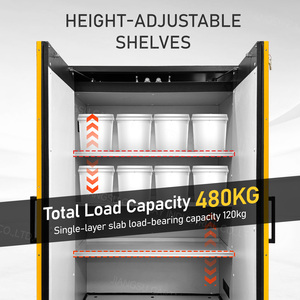 Armoire de sécurité de laboratoire de type 90 avec une capacité de 45 gallons pour le stockage de matières dangereuses - Product Image 4