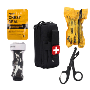 Trousse <span class=keywords><strong>de</strong></span> premiers secours tactique d'urgence, fournitures médicales, trousse <span class=keywords><strong>de</strong></span> traumatologie IFAK, pack pour soins des plaies traumatiques, blessures par balle, voiture, camping - Product Image 5
