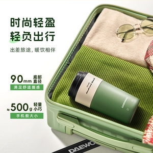 กาต้มน้ำไฟฟ้าแบบพกพาแดวู 90 มม. 500 กรัม แก้วทำความร้อนควบคุมอุณหภูมิ น้ำหนักเบา สำหรับเดินทาง - Product Image 1