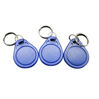 Porte-clés rfid d'extérieur étanche, carte rfid 125khz de proximité tk4100 pour garde-corps du temps