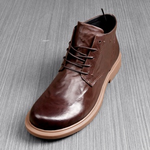Zapatos Formales de Alta Gama para Hombre, Zapatos Oxford de Cuero Genuino, Zapatos Casuales de Cuero Hechos a Mano, Botas Cómodas para Negocios y Uso Diario - Product Image 5