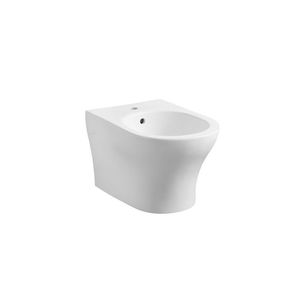 Bidet Moderno a Parete Sara in Plastica ABS Facile da Pulire con Spruzzo Verticale per Bagni di Hotel - Product Image 1