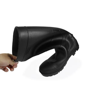 عالي الجودة من الصلب إصبع القدم أسود مقاوم للماء مقاوم للانزلاق كيميائي للشتاء من أجل الزراعة - Product Image 5