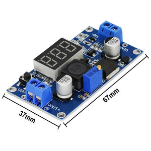 LM2596 DC DC降压转换器稳压器发光二极管显示电压表4.0 ~ 40至1.3-37V降压适配器可调电源 - Product Image 4