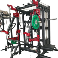 Ensemble d'équipements d'entraînement complet personnalisé pour usage commercial et domestique, pour musculation de la poitrine et des bras, avec pieds en acier multifonctionnels, pour utilisation avec chargeur compact.