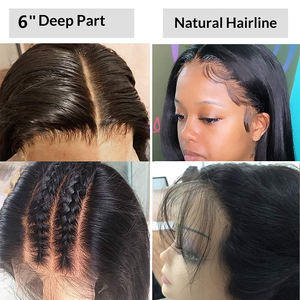 Perruque Bob vierge Remy <span class=keywords><strong>cheveux</strong></span> humains avant dentelle perruque pas cher prix péruvien 13*4*1 <span class=keywords><strong>Long</strong></span> Transparent cuticule aligné <span class=keywords><strong>cheveux</strong></span> vierges bruts 150% - Product Image 2