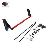 HYLAND 330 Dispositif anti-panique pour porte coupe-feu, barre verticale, barre de poussée, verrouillage à deux points, sortie d'urgence, certifié CE EN1125, facile à installer