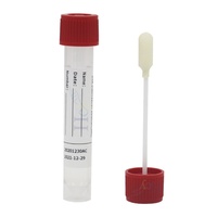 Kit de prélèvement d'échantillons de salive ADN avec tube de prélèvement, éponge et milieu de transport à l'ozone jetable médical IClean 3 ml CY-93050R-TS