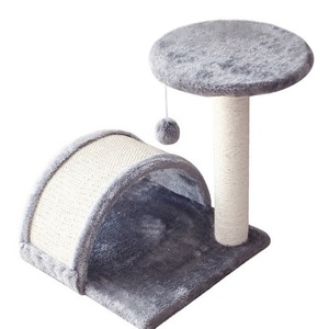 <span class=keywords><strong>Arbre</strong></span> à <span class=keywords><strong>chat</strong></span> Pawise en bois <span class=keywords><strong>gris</strong></span> foncé de luxe, personnalisable, avec sisal, hauteur réglable, résistant aux griffures, pour extérieur, en carton, vente en gros - Product Image 1