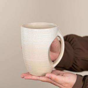 Unique Handmade Pottery Tea Cup Vintage Coffee Mug for Office and Home - Product Image 3