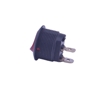 Assurance qualité KCD8 moto accessoires bouton poussoir interrupteur Mini rond bascule LED indicateur interrupteur 2 broches marche-arrêt