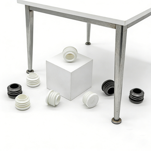 Bouchons de finition carrés filetés toutes tailles pour meubles, protection de sol, embouts de tube, bouchons pour meubles, tables, chaises, etc. - Product Image 1