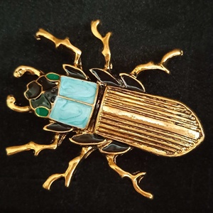 Envío Gratis broches mujer brujería de la concientización sobre <span class=keywords><strong>el</strong></span> cáncer de mama anillo de perlas de bufanda saree broche pin hijab - Product Image 6