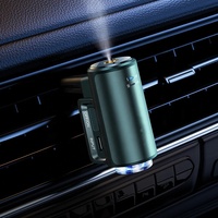 Rafraîchisseur d'air pour voiture Diffuseur de parfums à capteur intelligent avec lumières colorées Diffuseur d'aromathérapie pour voiture