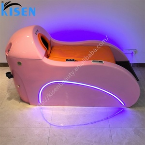 Sillón Eléctrico Automático de Alta Tecnología Kisen para Lavado de Cabello con Máquina de Fumigación para Spa Capilar y Salón de Belleza - Product Image 4