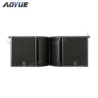 Enceinte line array professionnelle double 12 pouces, haut-parleur professionnel à deux voies, enceinte commerciale