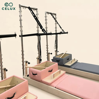 Equipo de Rehabilitación Comercial Personalizado de Primera Calidad, Torre de Pilates de Madera Ajustable, Portátil y Duradera