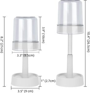 Boîte de rangement pour brosse à dents électrique et gobelet de rinçage pour étudiants, idéale pour le comptoir de salle de bain - Product Image 2