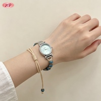 Hengdian Schmuck Auffällige Goldfarbene CZ-Herz-Uhr Damenuhr Blickfang Modischer Klassiker für Nachtausgänge & Besondere Anlässe