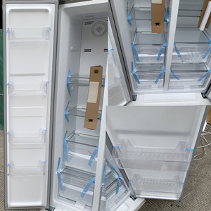 Réfrigérateur distributeur d'<span class=keywords><strong>eau</strong></span> grande capacité style français, double porte, poignée en acier inoxydable, compresseur électrique pour usage domestique - Product Image 5