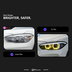Accessoire automobile AKD Car Styling pour BMW F20, lentille de projecteur LED pour phare, 2015-2018 F21 <span class=keywords><strong>116i</strong></span> 118i 120i, signal DRL - Product Image 2