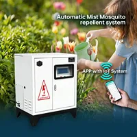 Système de brumisation électrique pour jardin en acier inoxydable 100 bars, pulvérisateur anti-insectes télécommandé pour le contrôle des moustiques sur la terrasse