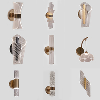 Classique métal cristal applique murale en alliage de Zinc rétro chambre lampe de chevet hôtel couloir Antique luxe décoration éclairage intérieur