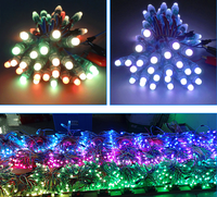 Vente en gros 12mm WS2811 IC RGB couleur Pixel lumière LED DC 5V entrée IP68 étanche 2811 RVB numérique LED Pixel lumière