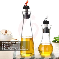 Verseur à bec plastique 30 Ml, liqueur de qualité alimentaire, carafe à mesurer automatique, verseur et verseur avec Logo