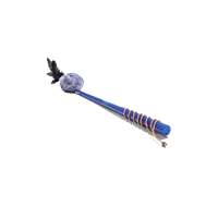Joran Pancing Jupiter Untuk Kucing, Mainan Interaktif Dengan Bulu Dan Aksesoris Pom Pom, Panjang 30 Cm