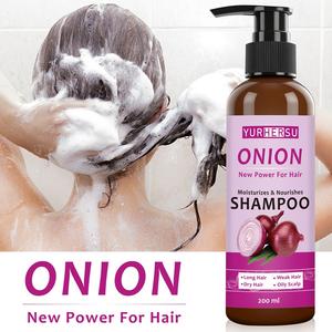 YURHERSU soğan şampuan yumuşatma güçlendirir Anti saç dökülmesi soğan şampuan kremi seti - Product Image 4