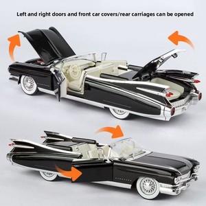 Modellino <span class=keywords><strong>Auto</strong></span> Classica Retrò Convertibile in Scala 1/24, Giocattolo in Metallo Pressofuso per Bambini, Regalo da <span class=keywords><strong>Collezione</strong></span> - Product Image 5