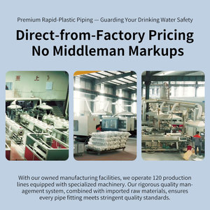 ข้อต่อท่อโพลีโพรพิลีน PPR แบบเรียบ ขนาด 50 มม./25 มม. สำหรับเชื่อมต่อเครื่องทำน้ำอุ่นพลังงานแสงอาทิตย์ ทนความร้อน ทนแรงดันสูง รับประกัน 50 ปี - Product Image 6
