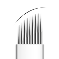 Proveedor de Microblading Ceja Tatuaje Flexi Agujas de Microblading para Maquillaje Permanente Aguja de Microblading Meidical Hoja de Tatuaje