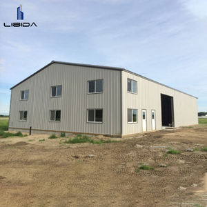 लिबिदा अच्छी गुणवत्ता वाले ई प्रमाणित कस्टम बनाया गया प्रीफैब्रिकेटेड स्टील फ्रेम संरचना कार्यशाला आधुनिक डिजाइन 1 वर्ष - Product Image 3