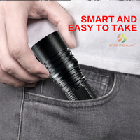Brightenlux Fabricant AA Batterie Super Lumineux Poche Petite Torche Lumière Zoom Linterna LED EDC Puissante Mini Lampe de Poche