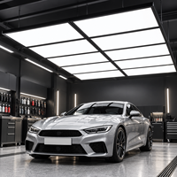 Boîte à lumière LED suspendue pour poste de travail automobile, idéale pour les salons de beauté automobile et l'éclairage de plafond de garage