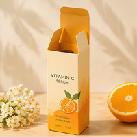 Boîte d'emballage personnalisée en carton pliable avec impression de logo pour produits cosmétiques et de soins personnels