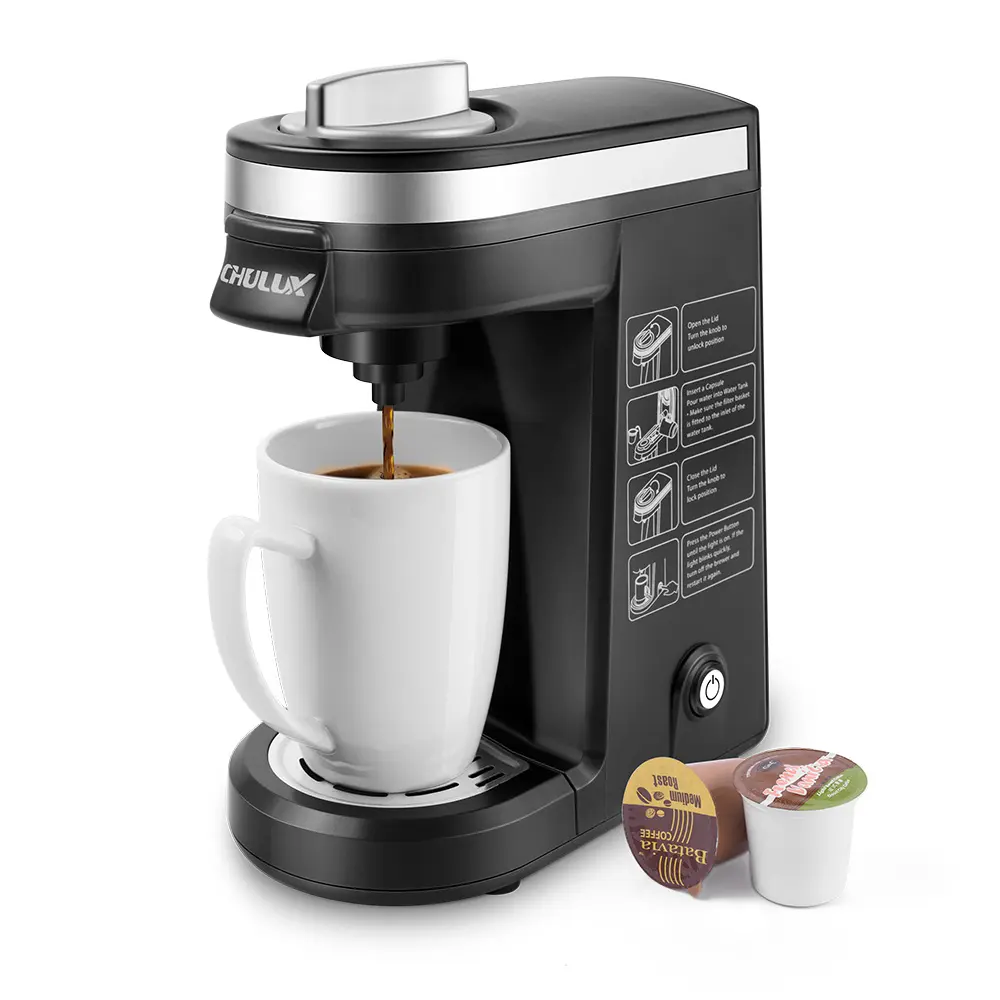 Yeni aile 3.5 Bar 12oz su deposu kaliteli Espresso kahve otomatı cappuccino makinesi