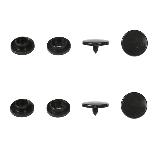 10 mm Plastic Snaps Button Fasteners Folder Buckle Resin Leather Rivets Down Waistcoat Buckle Children Snap-fastener