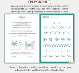 Divertidos ejercicios de trazado para el desarrollo de habilidades de escritura temprana, libro de actividades para el control del lápiz - Product Image 4