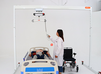 Voie ferrée de type ascenseur au sol faite sur commande d'usine-directement fabriquée, utilisée pour le transfert patient et la rééducation de marche