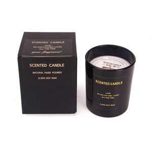 Bougie parfumée 5,5 oz en cire de soja, senteur florale, aromathérapie, décoration minimaliste pour la maison, pot en verre cylindrique - Product Image 3