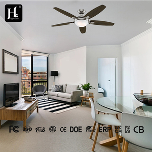 C082 52-inch ceiling <b>fan</b> with light kit, <b>remote</b> <b>control</b>, 5-blade MDF <b>fan</b> light - Product Image 3