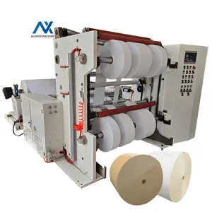 kraft paper plastic film pe coated paper slitting machine with roll to roll paper slitting machine