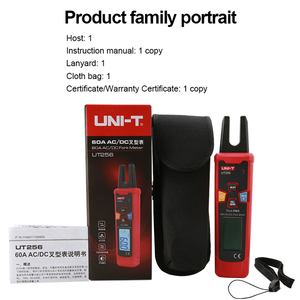 UNI-T UT256 Digital Fork Meter 60A AC DC Clamp Meter True RMS Pliers Ammeter NCV Tester High Precision L68 - Product Image 6