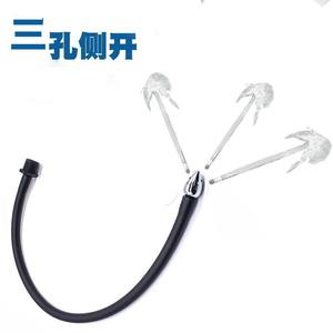 Многоразовая силиконовая черная Анальная трубка с конической и круглой головкой 150 см, высококачественный шланг для душа - Product Image 5