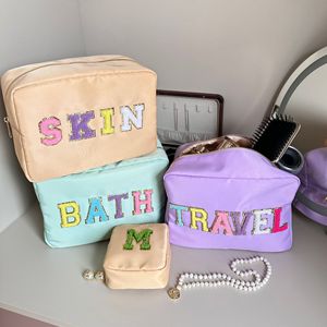 Mini sac à cosmétiques pour femmes, petite taille, multicolore, organiseur étanche en Nylon, Premium, accessoires <span class=keywords><strong>de</strong></span> voyage étanches pour filles, - Product Image 1